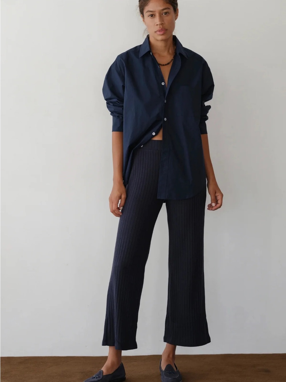Donni sweater rib kick flare XS